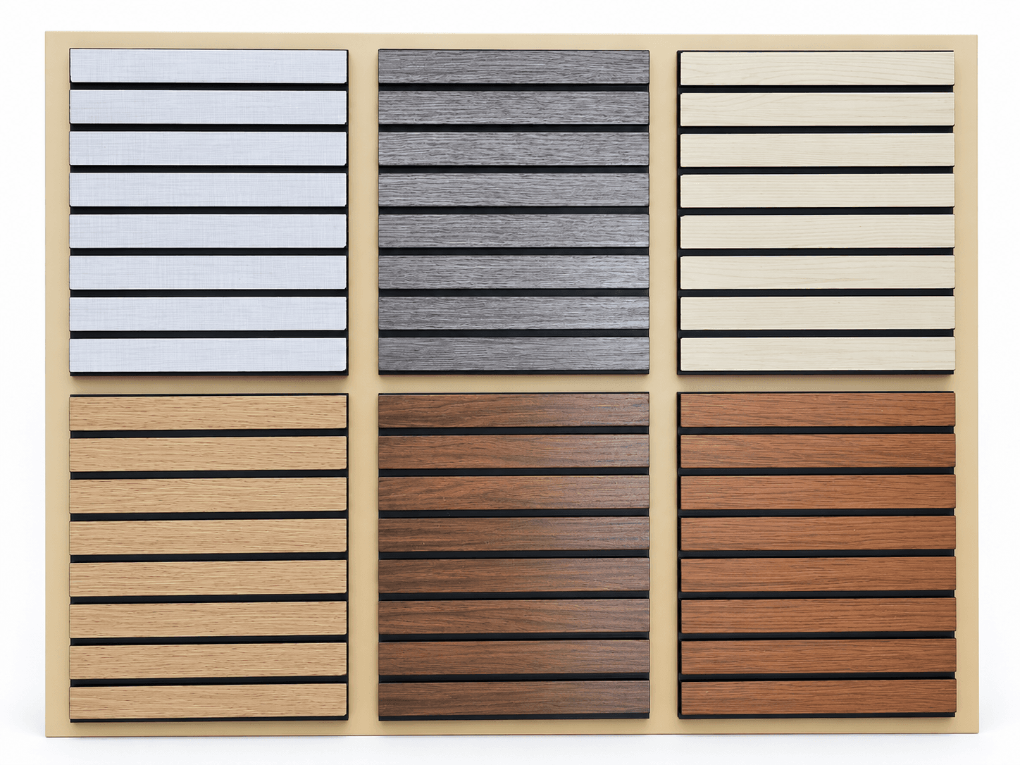 Woodgrain Louver Finish Set